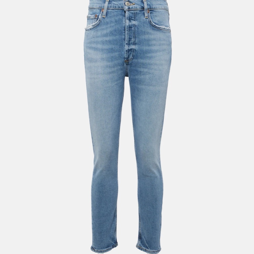Agolde Light Blue Skinny Jeans. Size 23